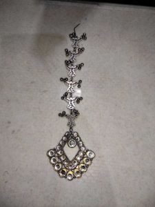 Vintage Inspired Rhinestone Maang Tikka