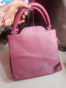 Two Handbags With Adjustable Belt