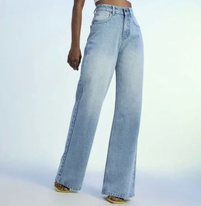 Light Wash Wide Leg Jeans
