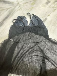 Black Lace Babydoll Lingerie