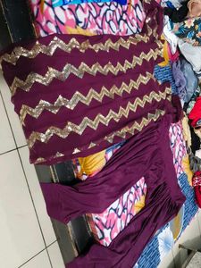 purple 💜 Sequin Salwar Suit