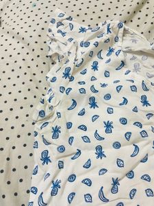 White Color Cotton Top