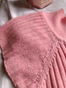 Pink V Neck Top