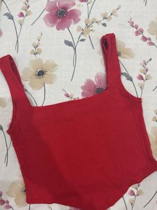Red Corset Top