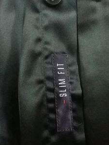 Two Party Wear Shirts With Slim Fit In Black And Dark Blue Colours