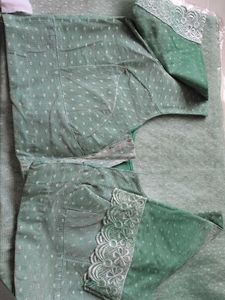 Sea Green Bluish A Beautiful Net Saree