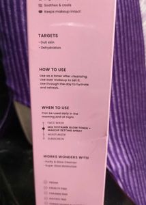 Foxtale Multivitamin Glow Toner + Setting Spray