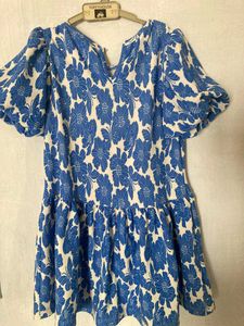 Max Blue Floral Frock