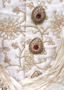 Indo Western Wedding Dress With Lower And Chunari