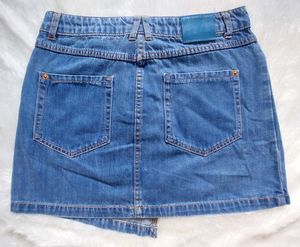 Denim Mini Skirt