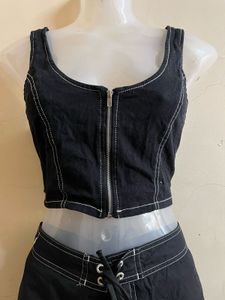 FOREVER 21 Branded Black Corset🖤