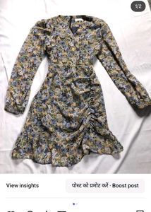 Floral Print Mini Dress