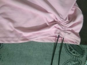 A Pink And White Elegant Top