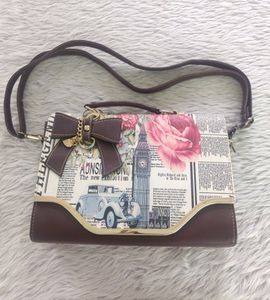 Brown Front Floral Printed Slingback ( Women) | Le