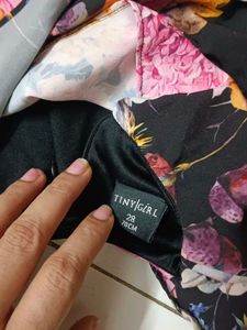 Black Top , Body Con Model( White Frock Free)