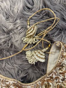 Fishcut Lehanga With Blouse And Frill Dupatta