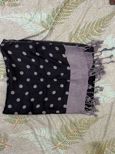 Black Polka Dots Scarf