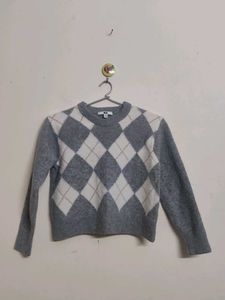 Argyle Knit Sweater