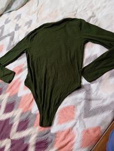 OLIVE GREEN BODYSUIT