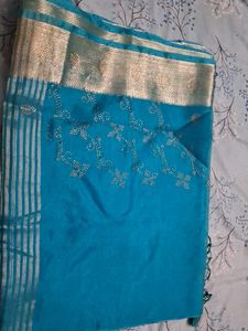 Elegant Blue Saree