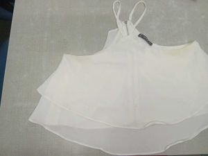 SHEIN Strap White Top