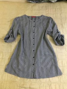 Checked Cute dress Size M