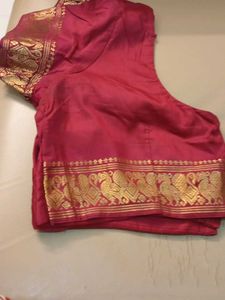 Red Readymade Saree Blouse
