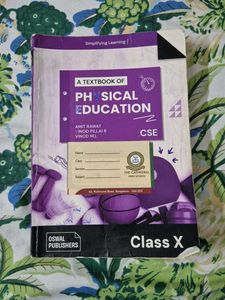 Physical Education Book For ICSE Class 10