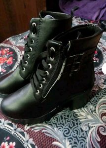 Women Casual Girls Boots High Ankle Length