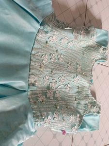 Elegant Baby Blue Party Dress