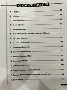 CHEMISTRY STUDY PACKAGE CLASS 12 NEET