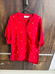 Westside Kurta For Women Red