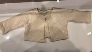 Adorable Baby Girl&#39;s Quilted Cardigan
