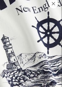 H&amp;M Printed White Tee
