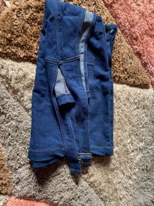 Denim Overalls Shorts