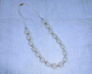 Beaded Cube Necklace