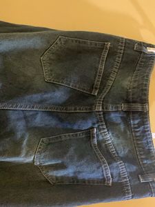 Dark Blue Wide Leg Jeans