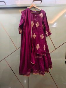 Stunning Libas Embroidered Sharara Set