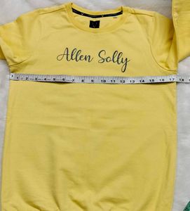 Allen Solly Yellow Sweatshirt