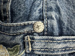 Old Navy Floral Denim Shorts