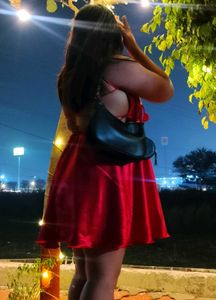 Hot Red Party Dress Size 28 To 39
