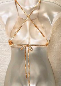 Beige Bikini Tops 👙Size Small Fixed Price