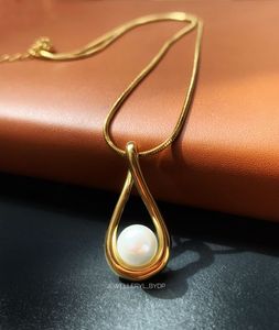 18 K Gold Plated Pearls Nacklace