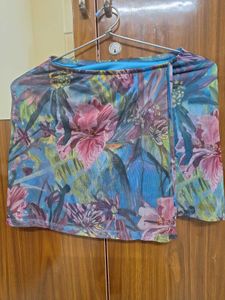 Floral Print Skirt