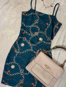 Chic Chain Print Dress