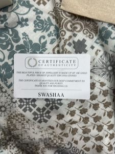 SWASHAA Item M LETTER CHAIN