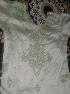 Light Blue Embroidered Salwar Kameez