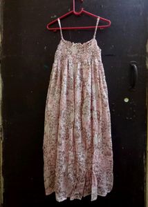 🌺Floral Pink Cotton Dress 🌺