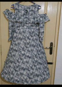 Shoulder Cut Dress