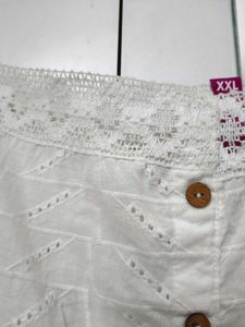 Zudio Bohemian Hakoba Top With Lace Detailing